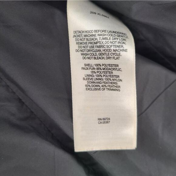 Women's Columbia Down Black Puffer Jacket Size XL - Picture 4 of 10